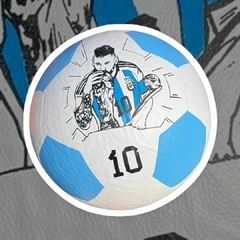 pelota de fútbol ARGENTINA MESSI