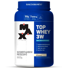 WHEY PROTEIN TOP 3W - 900GRAMAS - MAX TITANIUM