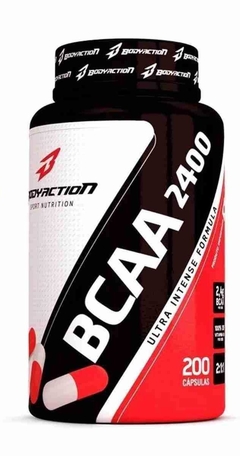 BCAA 2400 - 200 CÁPSULAS - BODY ACTION