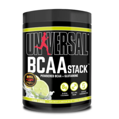 Bcaa Stack Universal Powdered + Glutamine Sabor Limão 250g