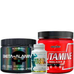 Combo - Beta-Alanine + Glutamina Integral + Multi Vitaminico