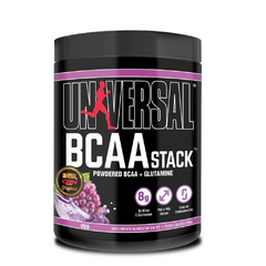 Bcaa Stack Universal Powdered + Glutamine Sabor Uva 250g