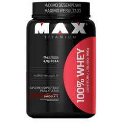 WHEY PROTEIN 100% - 900GRAMAS - MAX TITANIUM