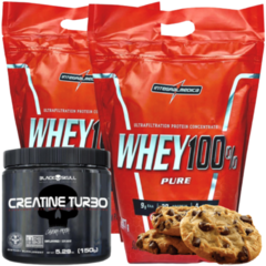 Combo - Whey Integralmedica Cookies + Creatina Black Skull