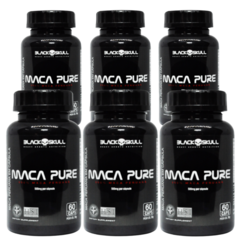 Combo - 6X Maca Peruana Black Skull - 360 Cápsulas no Total