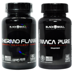 COMBO EMAGRECEDOR THERMO FLAME + MACA PERUANA BLACK SKULL