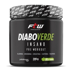 PRE TREINO DIABO VERDE INSANO - 300GRAMAS - FTW NUTRITION