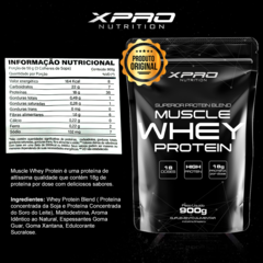 KIT Whey Protein Concentrado Muscle Xpro 900g + Creatina Monohidratada Xpro Refil 100g - comprar online