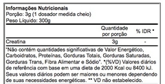 CREATINA MONOHIDRATADA - 300GRAMAS - ATLHETICA NUTRITION - comprar online