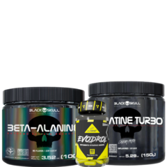 Combo - Beta-Alanine Black Skull + Creatina Turbo + Evodrol