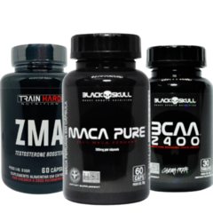 Combo - Maca Peruana - Bcca Black Skull - Zma Train Hard