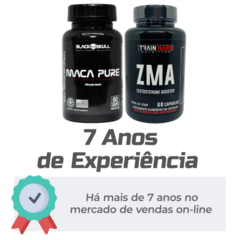 Combo - Maca Peruana Black Skull + Zma Train Hard - Sparta Shape Suplementos