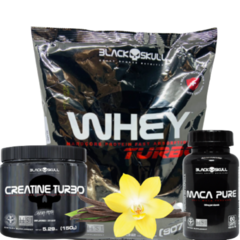 Combo - Whey Turbo + Maca Peruana + Creatina Black Skull