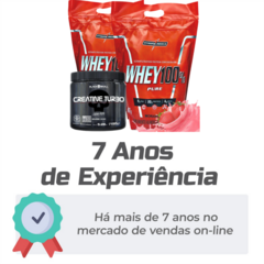 Combo - Whey Integralmedica Morango + Creatina Black Skull - loja online