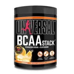 Bcaa Stack Universal Powdered + Glutamine Sabor Laranja 250g