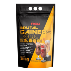 COMBO GANHO DE MASSA FELIPE STÉFANO: Hipercalórico Brutal Gainer 3Kg + Creatina Turbo Black Skull 300g - Sparta Shape Suplementos