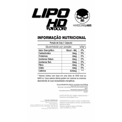 TERMOGÊNICO EMAGRECEDOR LIPO HD 6 HARDCORE - 60CÁPSULAS - HARDCORE LABS - comprar online