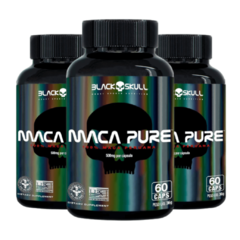 Combo - 3X Maca Peruana Black Skull 60 Cápsulas cada Pote