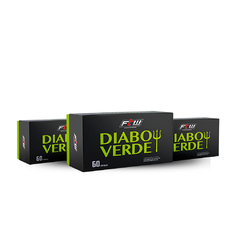 ( 3X 60CÁPSULAS ) TERMOGÊNICO EMAGRECEDOR DIABO VERDE - FTW NUTRITION