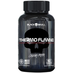 Termogênico Emagrecedor Thermo Flame Black Skull - 60 tabletes