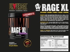 PRÉ TREINO ANIMAL RAGE XL POWDER 221G UNIVERSAL NUTRITION - Sparta Shape Suplementos