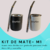 KIT M1 - Mate y bombilla de acero inoxidable con grabado personalizado