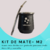 KIT M2 - Mate y bombilla de acero inoxidable con grabado personalizado