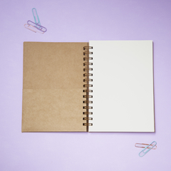 Cuaderno anillado A5 Kraft GINKGO