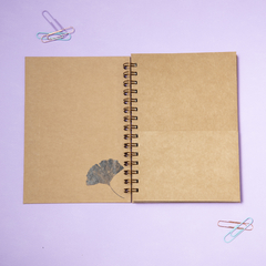 Cuaderno anillado A5 Kraft GINKGO en internet