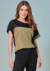 Blusa Feminina de manga Bicolor PuraMania - comprar online