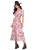 Vestido Midi Feminino Solto Flower - Yeskla - comprar online