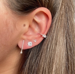 Piercing de pressão zircônia - Chamego Joias - Pratas 925 de Lei - Frete Grátis - Compre sua joia online, a partir de R$24,99 reais