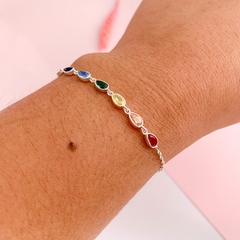 Pulseira 7 chakras - Chamego Joias - Pratas 925 de Lei - Frete Grátis - Compre sua joia online, a partir de R$24,99 reais