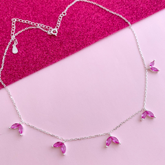 Choker navete pink