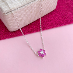 Pulseira flor pink - comprar online