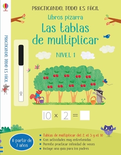 LIBROS PIZZARRA LAS TABLAS DE MULTIPLICAR