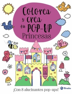 COLOREA Y CREA TU POP UP PRINCESAS