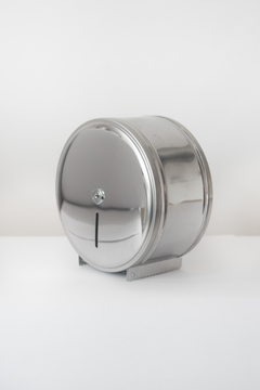 DISPENSER PORTA ROLLO PARA PAPEL HIGIENICO 350 METROS ACERO INOXIDABLE - comprar online