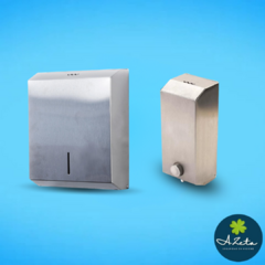 Kit Dispensers Acero (Toallas + Jabón Líquido) en internet