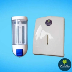 DISPENSER PARA TOALLAS DE MANOS + DISPENSER JABON LIQUIDO - comprar online