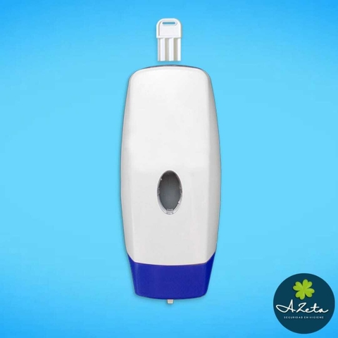 DISPENSER GRANDE PARA JABÓN LÍQUIDO TECLA AZUL O GRIS