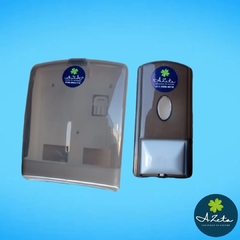 Linea plastico Fume: Dispenser de Toallas Intercaladas + Dispenser de Jabon Liquido - comprar online