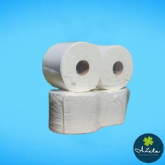 Pack bobina industrial 400 metros x 2 rollos blanco premium