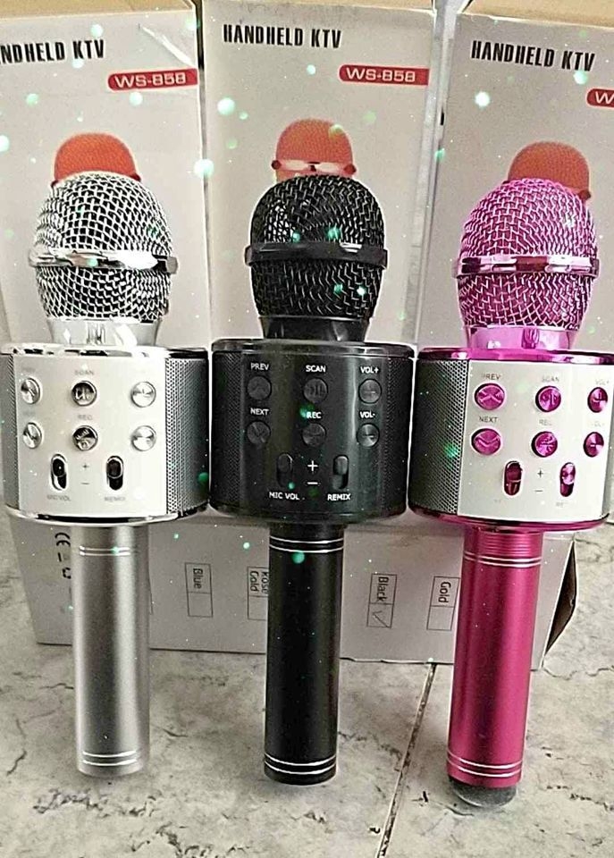 Profesional Bt Micrófono Inalámbrico Karaoke Bocina Ktv