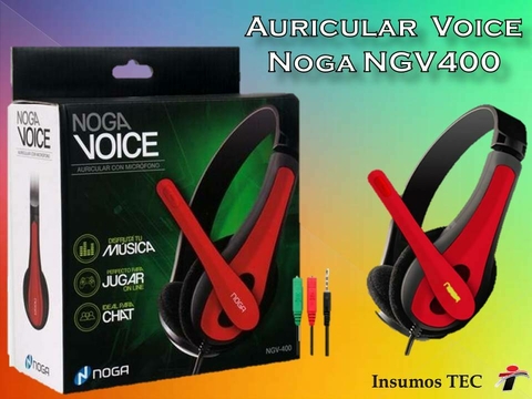 Auricular C/ Mic Noga Voice Ngv 400 Vincha Pc-Play4