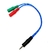 Cable Adaptador Para Ps4 1 Plug 3,5m A 2 3,5mm Mallado Reforzado - comprar online