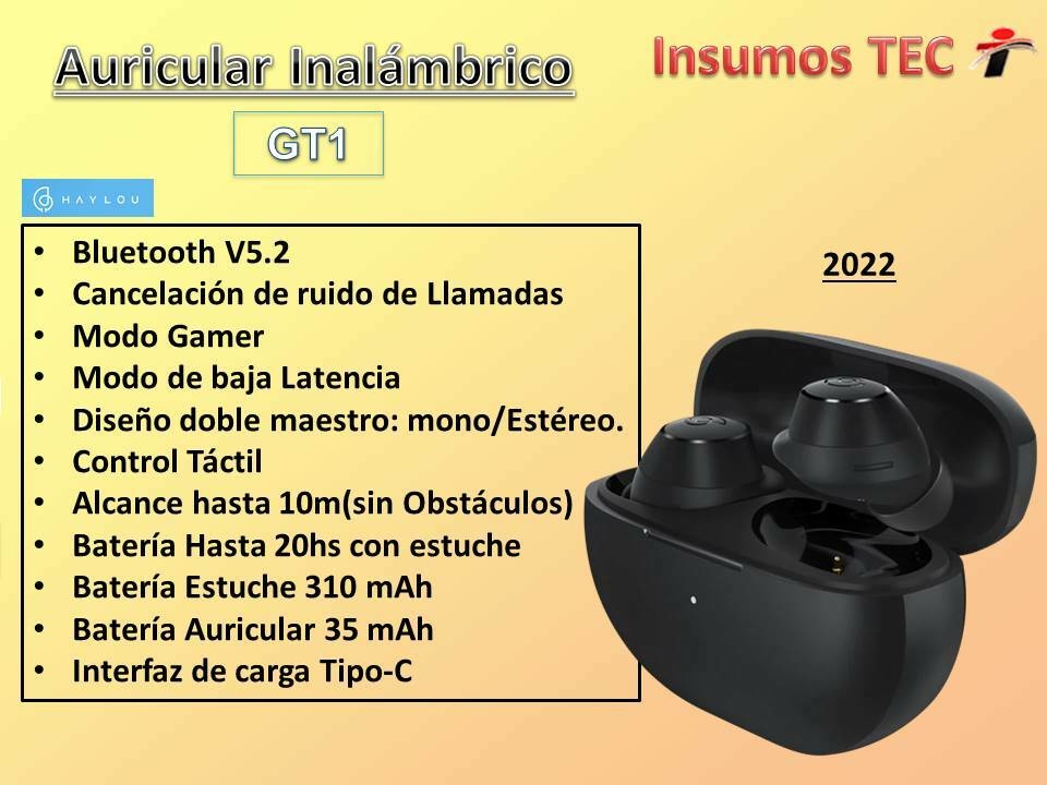 Auriculares inalámbricos best sale haylou gt1