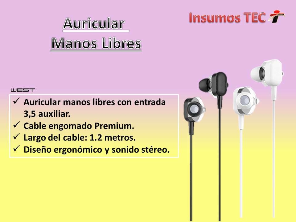 Manos libres cable discount largo