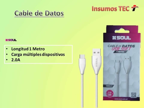 CABLE TIPO C 2 METRO SOUL