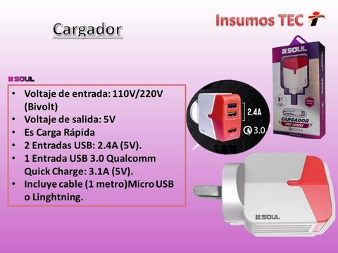 NG-359 // CARGADOR USB-C DE CARGA RÁPIDA - Noganet